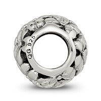 Sterling Silver Reflections Filigree Flower Bead view 2