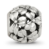Sterling Silver Reflections Filigree Flower Bead view 3