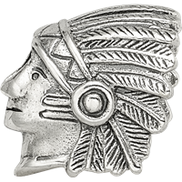 Sterling Silver Reflections Chief Bead view 4