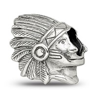 Sterling Silver Reflections Chief Bead view 5