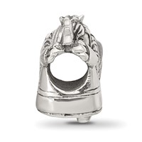 Sterling Silver Reflections Christmas Angel Bead view 2