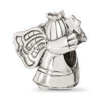 Sterling Silver Reflections Christmas Angel Bead view 5