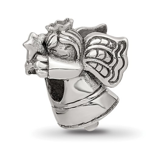 Sterling Silver Reflections Christmas Angel Bead
