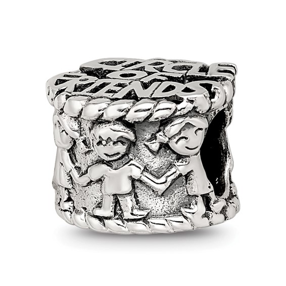 Sterling Silver Reflections Circle of Friends Bead