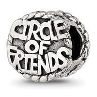 Sterling Silver Reflections Circle of Friends Bead view 1