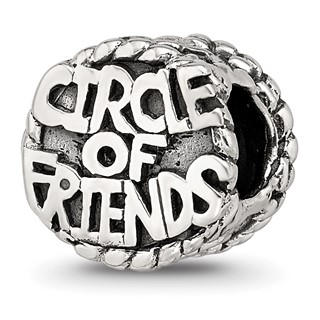 Sterling Silver Reflections Circle of Friends Bead
