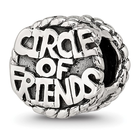 Sterling Silver Reflections Circle of Friends Bead
