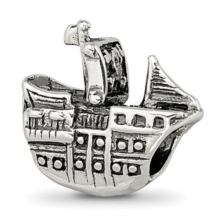 Sterling Silver Reflections Pirate Ship Bead