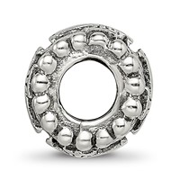 Sterling Silver Reflections Cross Spacer Bead view 2