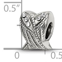 Sterling Silver Reflections Preciosa Crystal Wings Bead view 4