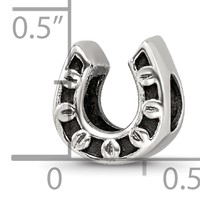 Sterling Silver Reflections Horseshoe Bead view 4