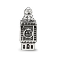 Sterling Silver Reflections Big Ben Clock Bead view 3