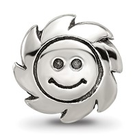 Sterling Silver Reflections Smiling Sun Bead view 4