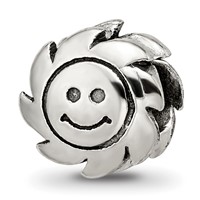 Sterling Silver Reflections Smiling Sun Bead view 1