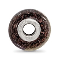 Ster.Silver Reflections Black Glitter Midnight Illusions Fenton Glass Bead view 2
