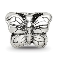 Sterling Silver Reflections Butterfly Bead view 3