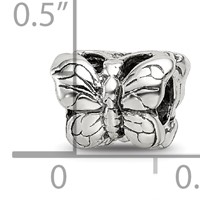 Sterling Silver Reflections Butterfly Bead view 4