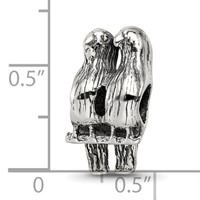 Sterling Silver Reflections Love Birds Bead view 5