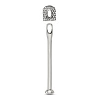 Sterling Silver Reflections Clear Crystal Top Pendant view 2