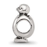 Sterling Silver Reflections Baby Bird in Egg Bead view 2