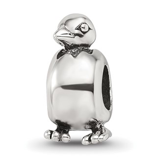 Sterling Silver Reflections Baby Bird in Egg Bead