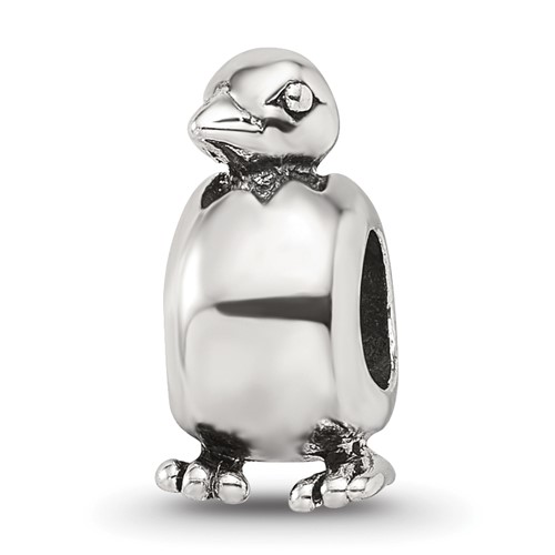 Sterling Silver Reflections Baby Bird in Egg Bead