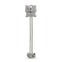 Sterling Silver Reflections Crystal Butterfly Top Pendant view 3