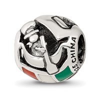 Sterling Silver Reflections Enameled Italy Theme Bead view 5
