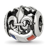 Sterling Silver Reflections Enameled French Theme Bead view 5