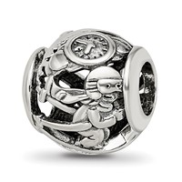 Sterling Silver Reflections Enameled Switzerland Theme Bead view 4
