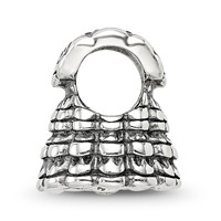Sterling Silver Reflections Ruffled Dress Bead view 2