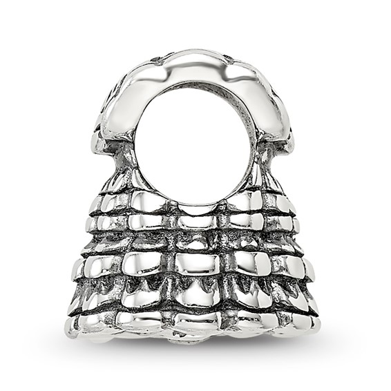 Sterling Silver Reflections Ruffled Dress Bead