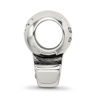 Sterling Silver Reflections Crystals Boy Symbol Bead view 2