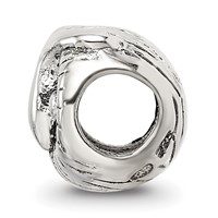 Sterling Silver Reflections Owl Head Bead view 2