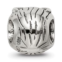 Sterling Silver Reflections Owl Head Bead view 5
