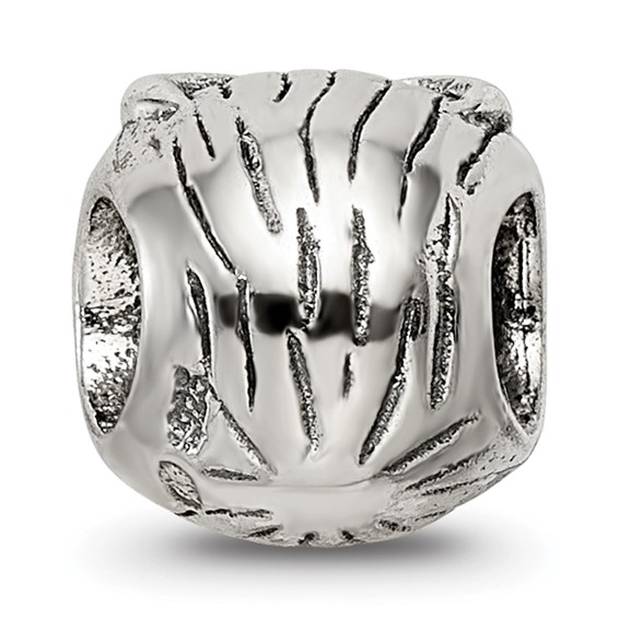 Sterling Silver Reflections Owl Head Bead