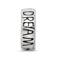 Sterling Silver Reflections Blue Crystal Dream Spacer Bead view 3
