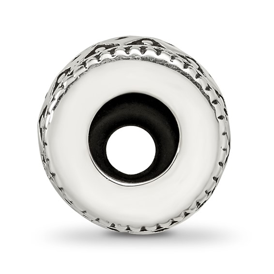 Sterling Silver Reflections Antiqued Bali Gripper Bead