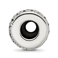Sterling Silver Reflections Antiqued Bali Gripper Bead view 2