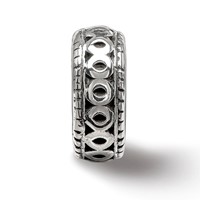 Sterling Silver Reflections Antiqued Bali Gripper Bead view 5