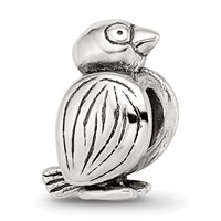 Sterling Silver Reflections Bird Bead view 1