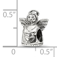 Sterling Silver Reflections Angel Bead view 3