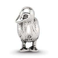 Sterling Silver Reflections Duck Bead view 3
