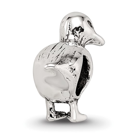 Sterling Silver Reflections Duck Bead