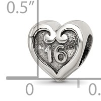 Sterling Silver Reflections Sweet Sixteen Bead view 3