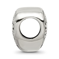 Sterling Silver Reflections Filigree Heart Bead view 2
