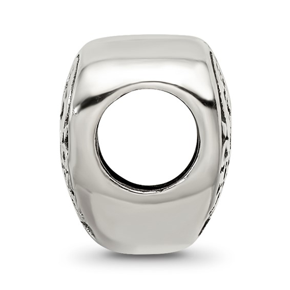 Sterling Silver Reflections Filigree Heart Bead