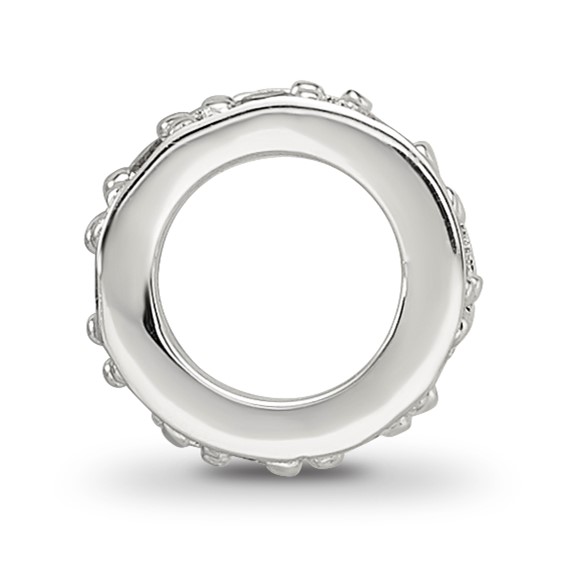Sterling Silver Reflections CZ Spacer Bead