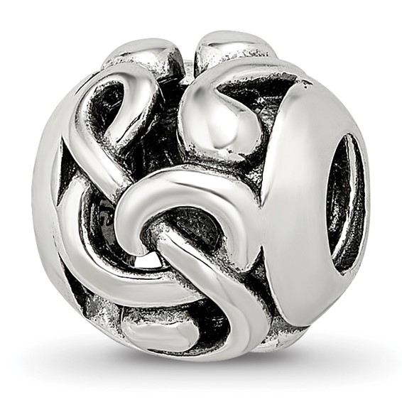 Sterling Silver Reflections Musical Notes Bead