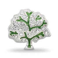 Sterling Silver Reflections Crystal Tree Bead view 5